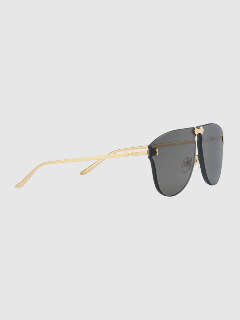 Best Aviator Rimless Sunglasses Gold