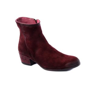 Pantanetti Womens Ankle Boot in Burgund
